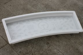 济青线路弧形鹅卵石高铁盖板塑料模具