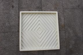 ABS塑料材质菱形条纹水泥地砖模具