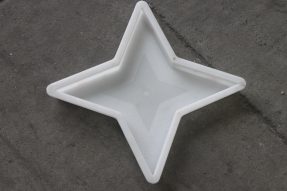 四角星塑料彩砖模盒